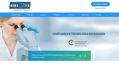 Desktop Screenshot of hemovita.com.br